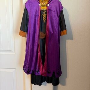 Disney Anna Purple and Black Kids Costume